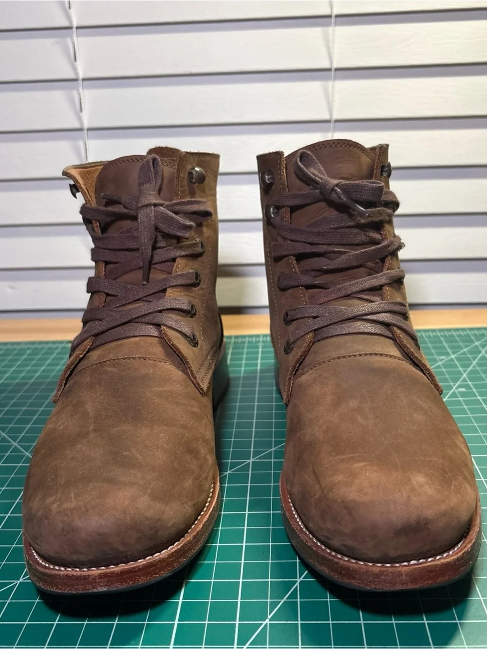 Adelante Havana Brown Leather Western Cowboy Boots Men’s 9E Wide